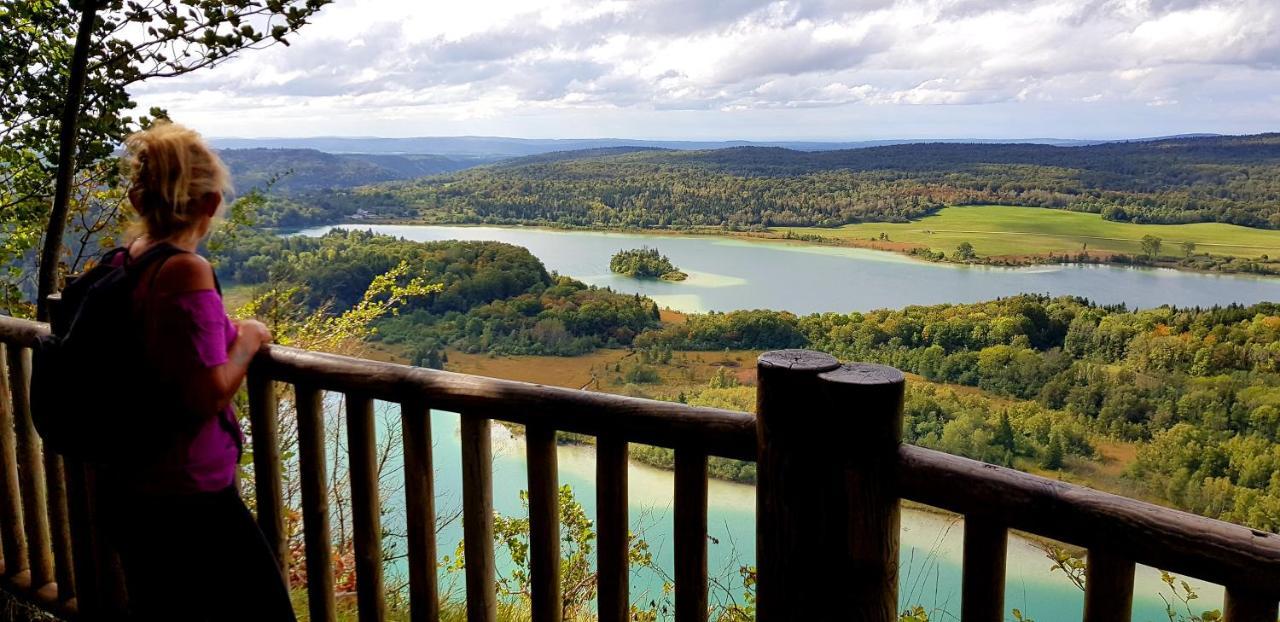 Le Jura En Toutes Saisons Piscine, Spa, Location Vtt, Balades 2Cv, Climatisation Bonlieu المظهر الخارجي الصورة
