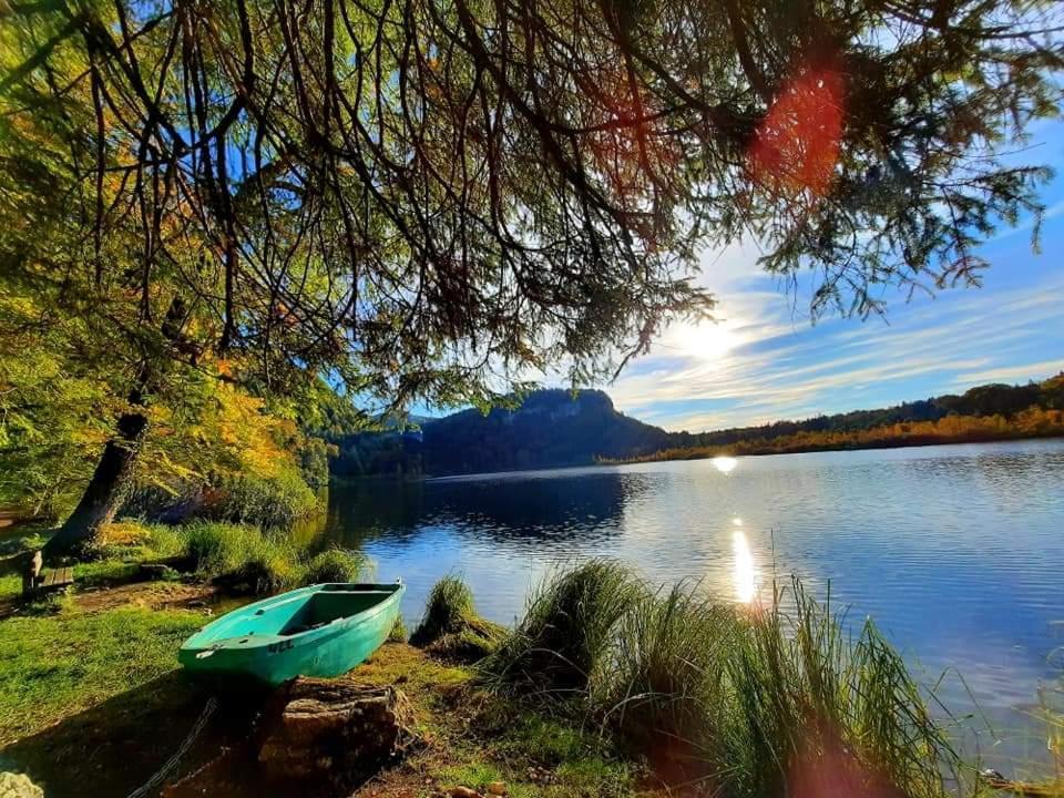 Le Jura En Toutes Saisons Piscine, Spa, Location Vtt, Balades 2Cv, Climatisation Bonlieu المظهر الخارجي الصورة