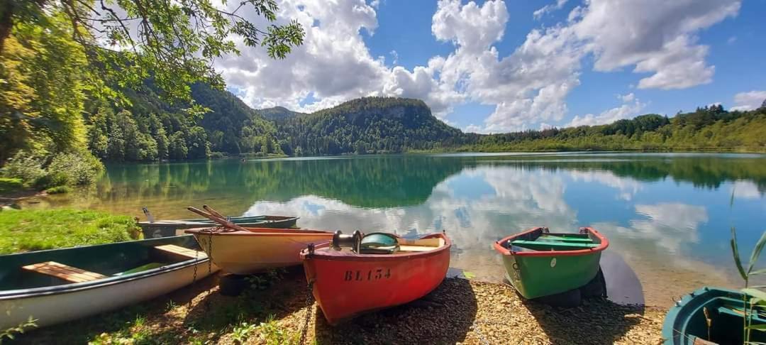 Le Jura En Toutes Saisons Piscine, Spa, Location Vtt, Balades 2Cv, Climatisation Bonlieu المظهر الخارجي الصورة
