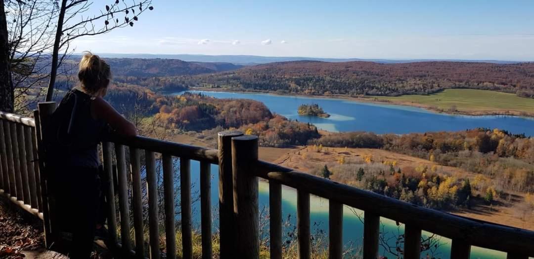 Le Jura En Toutes Saisons Piscine, Spa, Location Vtt, Balades 2Cv, Climatisation Bonlieu المظهر الخارجي الصورة