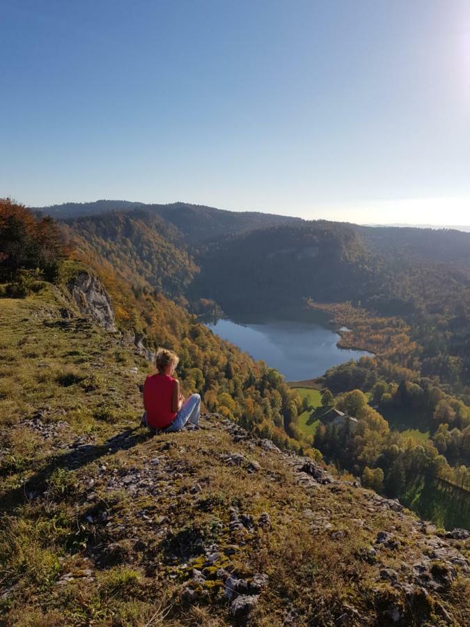 Le Jura En Toutes Saisons Piscine, Spa, Location Vtt, Balades 2Cv, Climatisation Bonlieu المظهر الخارجي الصورة